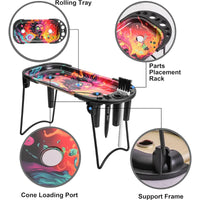 Metal rolling tray cone loader detail