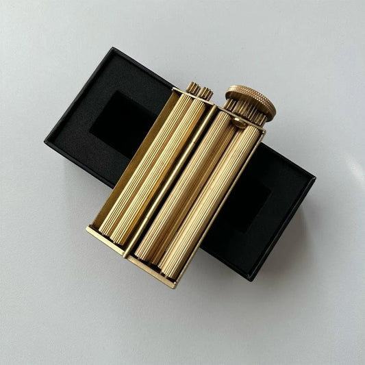 Solid brass manual cigarette roller for 70mm rolling papers