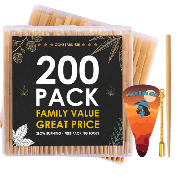 ConeBarn 420 Wood 200 Count Pre-Rolled Cones