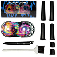 Disc rolling tray cone loader