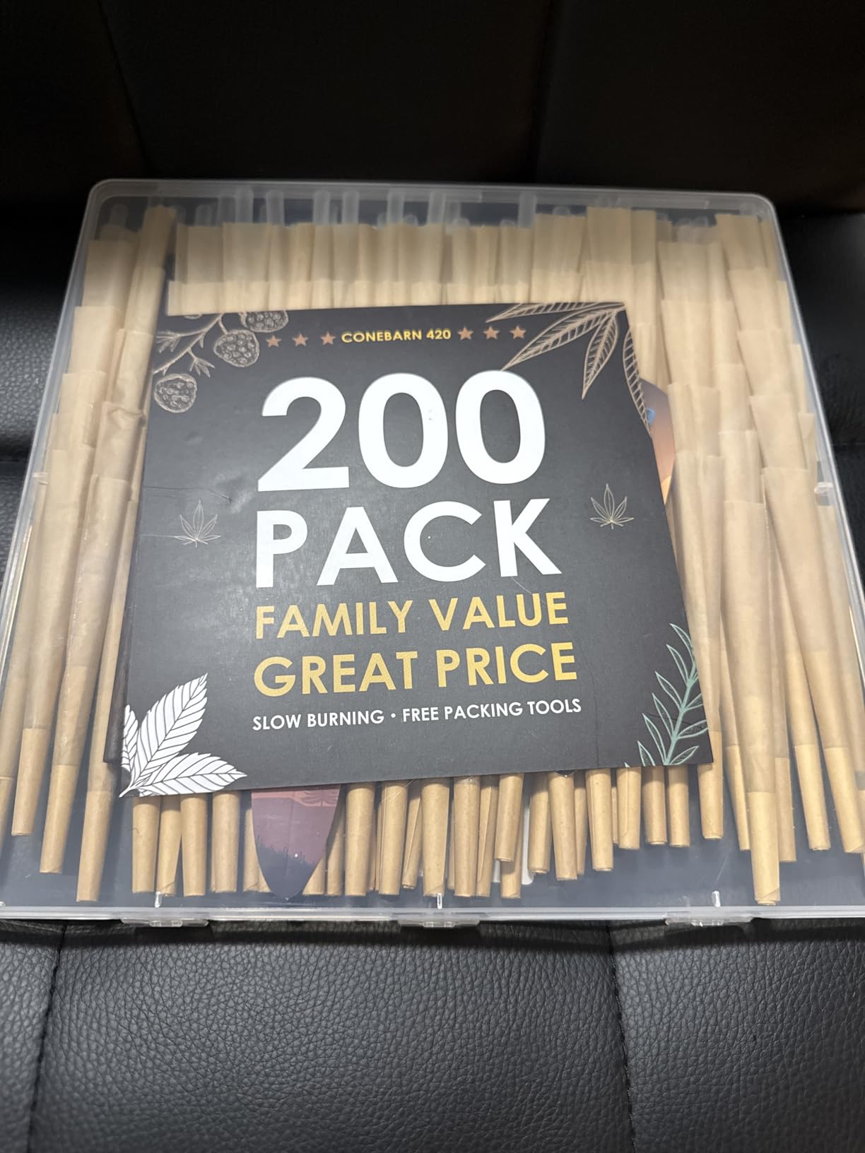 Customer photo of the ConeBarn 420 200-count pack
